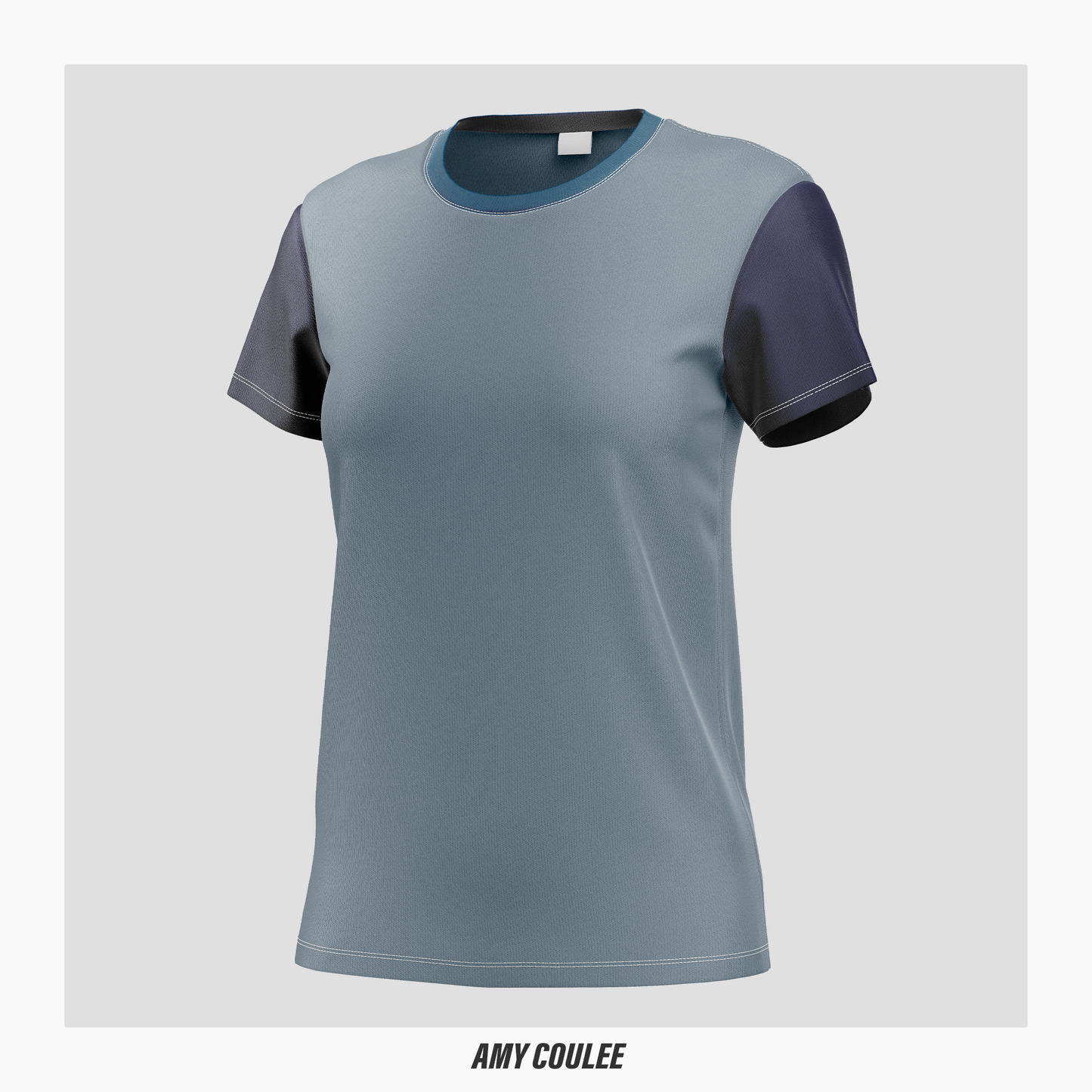 Colorblock short-sleeved T-shirt