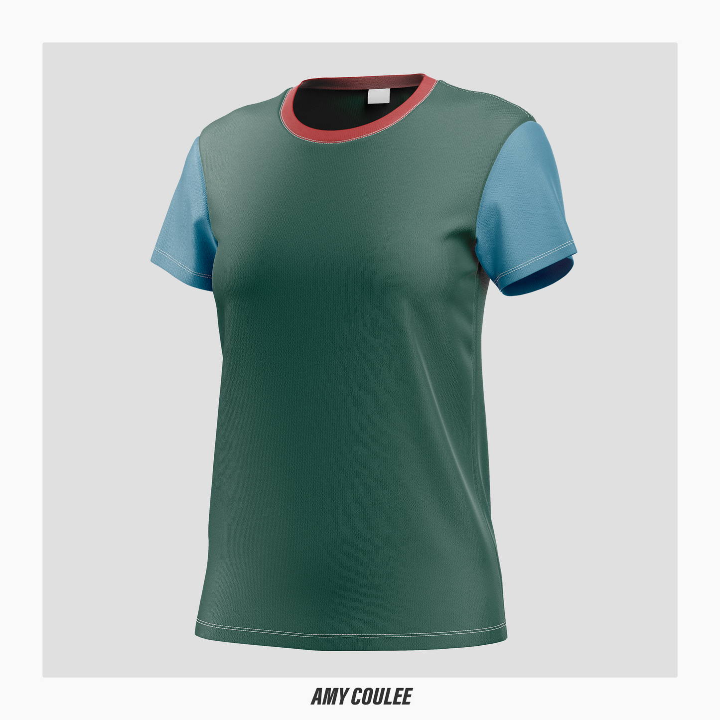 Colorblock short-sleeved T-shirt