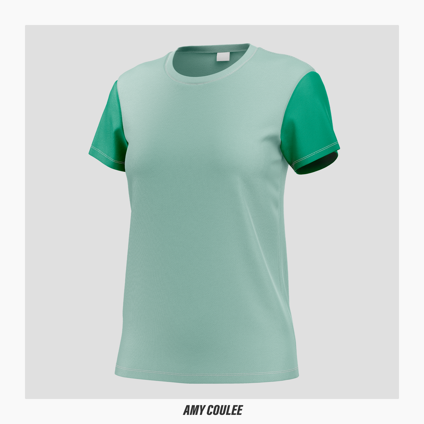 Colorblock short-sleeved T-shirt