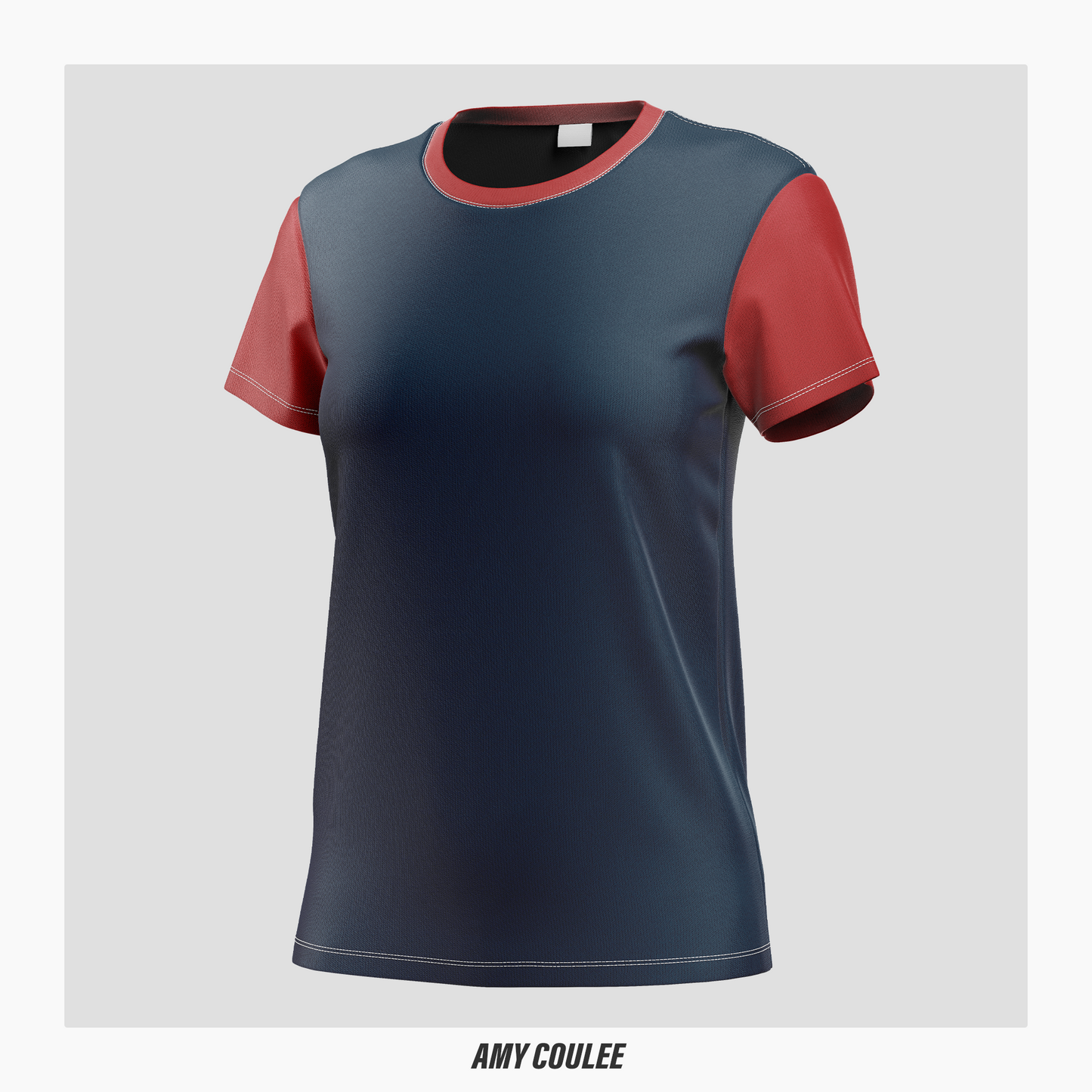 Colorblock short-sleeved T-shirt