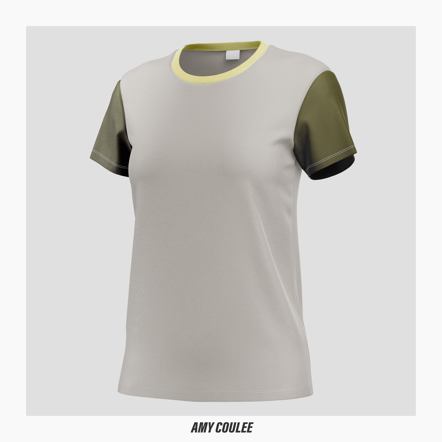 Colorblock short-sleeved T-shirt