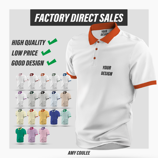 Colorblock Short-sleeved Polo Shirt