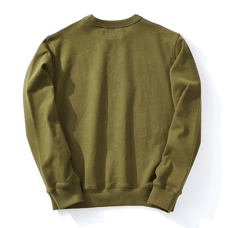 Vintage 490g Military Style Pullover Sweatshirt
