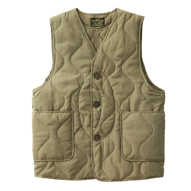 Vintage Amekaji Waistcoat Quilting Hunting Vest